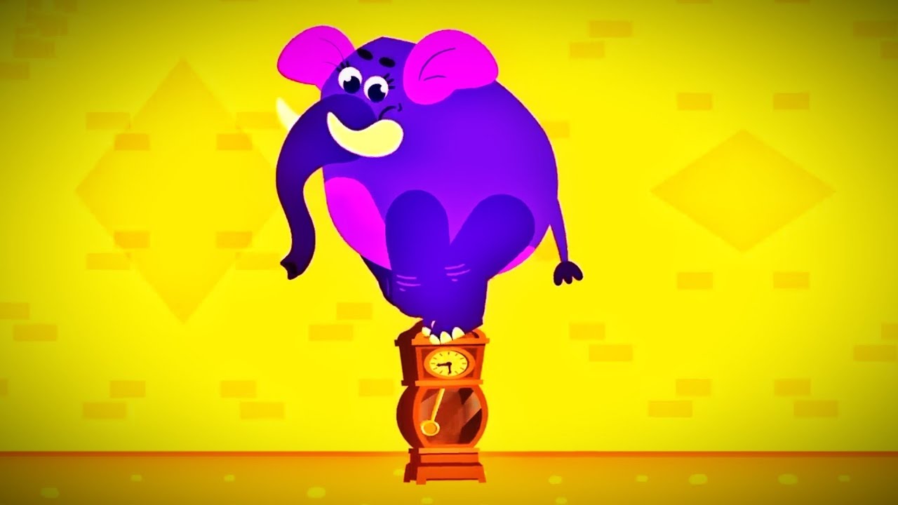 Hickory Dickory Dock Elephant Climb Up The Clock | Wave Warp + Wiggle Effects | Video Tutorial 🔥