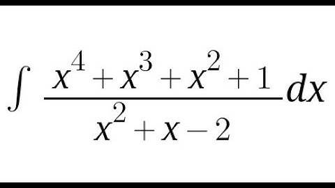 Integrate With Partial Fraction Decomposition
