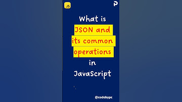 JSON and it
