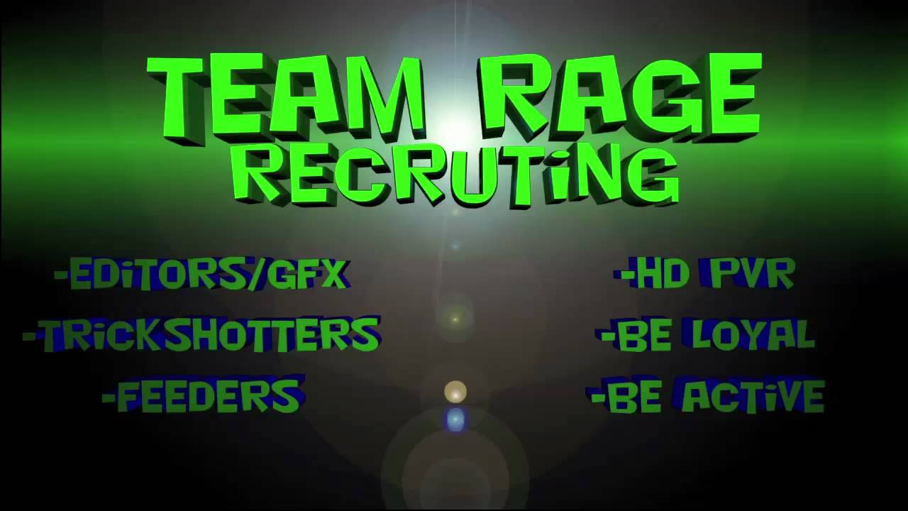 Team Rage Recruiting Video - YouTube
