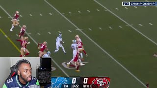 Jbal Reacts to Detroit Lions vs. San Francisco 49ers Game Highlights | 2023 NFC Championship