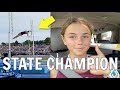 Katie WINS State Pole Vault CHAMPIONSHIP and Sets ANOTHER High School RECORD