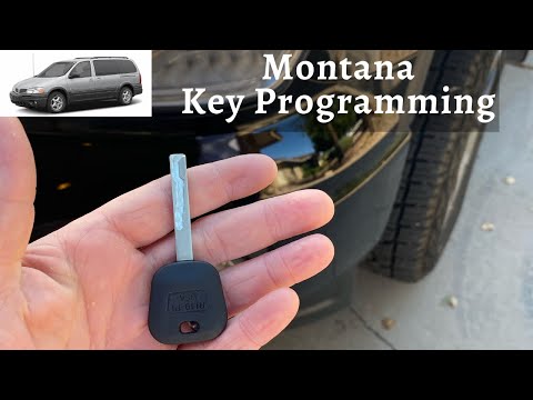 How To Program A Pontiac Montana Key 1999 - 2008 DIY Transponder Chip Ignition SV6