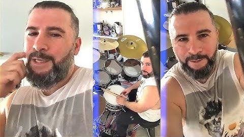 John Dolmayan practicing (w/ backing tracks) System Of A Down songs |Day 2| [9/5/2018]