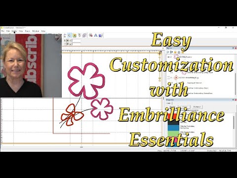 Use Embrilliance Essentials to Copy/Paste, Resize, & Merge Embroidery  Designs. Create SVG Cut Files 