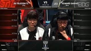 SKT vs EDG - 2017 World Championship - Group Stage Day 8 - SK Telecom T1 vs Edward Gaming SKT vs EDG - 2017 World Championship - Group Stage Day 8 - SK Telecom T1 vs Edward Gaming