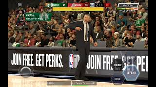 Celtics vs Trail Blazers BLOWOUT  | NBA2K Mobile Rewind | Hall of Fame Difficulty