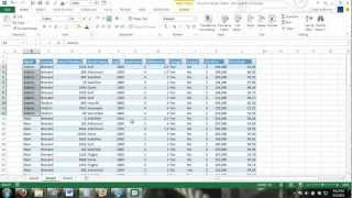 Excel Tables Tutorial #3 How to Create and Use Excel Tables 2013 2010 2007