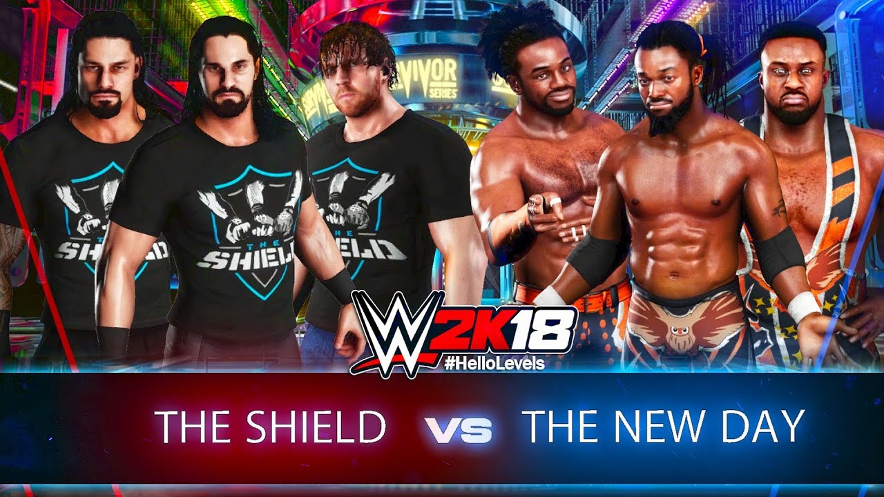 WWE 2K18 The Shield vs The New Day Survivor Series 2017 Full Match