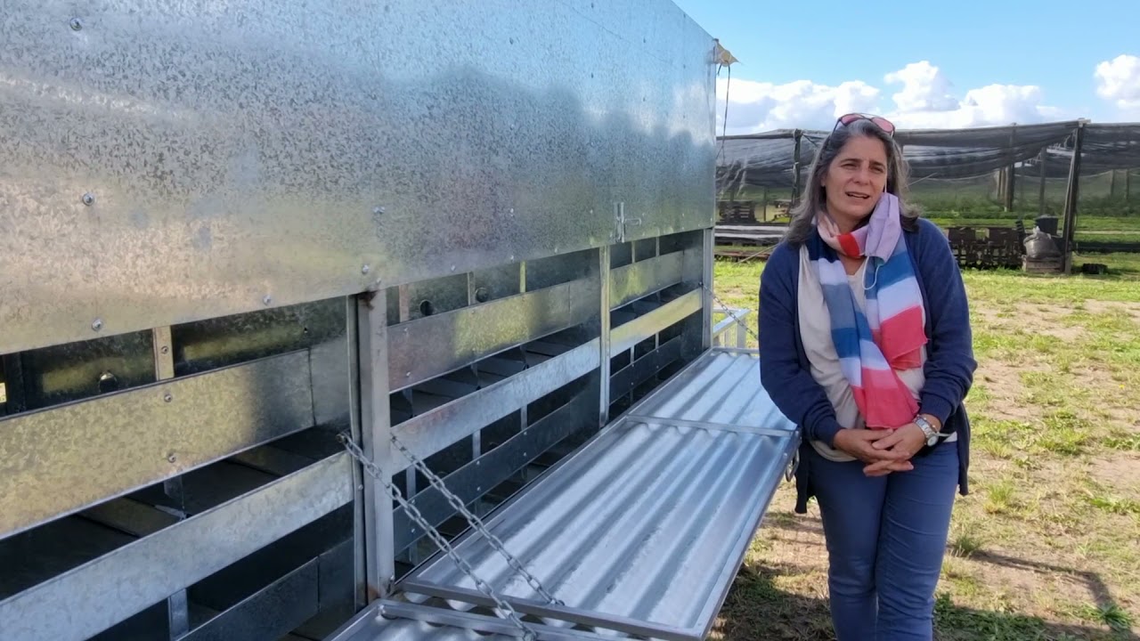 Un gallinero transportable para el arraigo rural