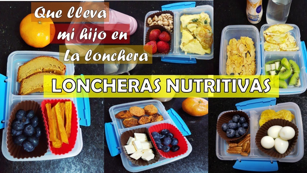 LONCHERAS NUTRITIVAS Y DELICIOSAS PARA NIÑOS