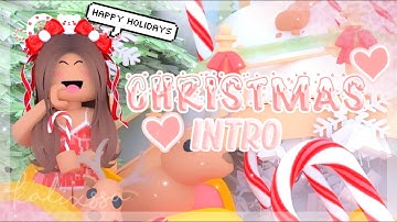 New CHRISTMAS GFX Intro + Welcome to my Channel (Christmas Edition) ⛄️ 🎄✨