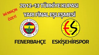 Fenerbahçe-Eskişehirspor Eşleşmesi | 2012-2013 Türkiye Kupası Yarı Final