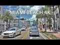Driving Downtown - Miami Beach 4K - USA