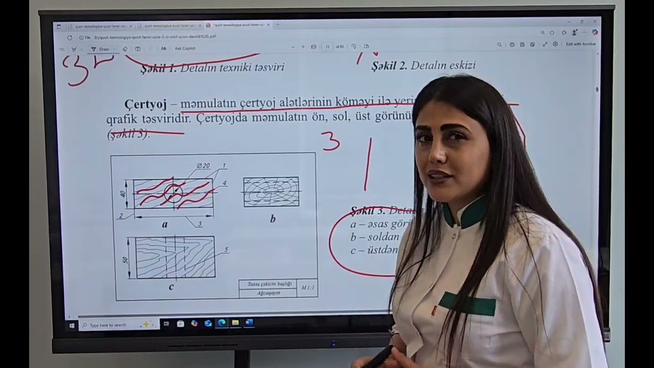Texnologiya MİQ və Sertifikasiya ✅️   Dərs:(Məmulatın Qrafik Təsviri)  Diana Həsənova :0513334357 