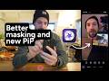Reaction videos just got better! Freely move your PiP!