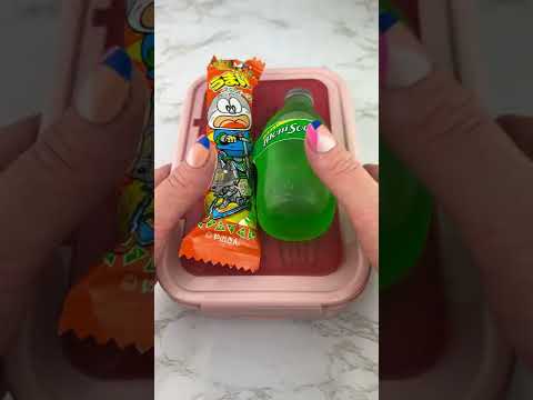 Packing Lunch with Fidget Food (part 2) Satisfying Video ASMR! #shorts #fidgets #asmr