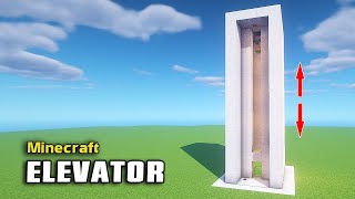 ⚒ Minecraft: Simple Redstone Elevator Build for Survival House #27