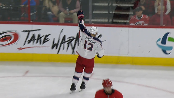 Cam Atkinson Hat-Trick vs. Hurricanes (Nov. 17, 2018) (All Calls)