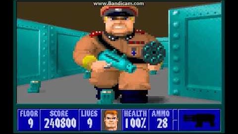 Wolfenstein 3D - Episode 6 Floor 9 (General Fettgesicht)