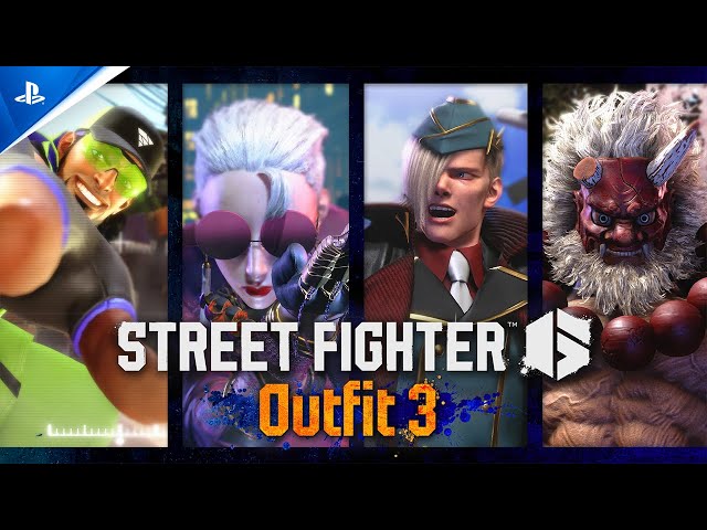 ストリートファイター6』 ラシード、A.K.I.、エド、豪鬼 Outfit