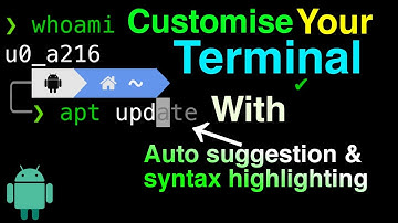 Customise Your Terminal in your way | zsh | style Termux