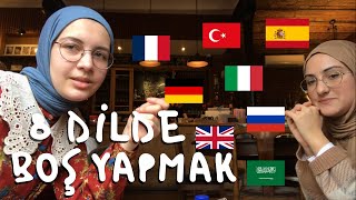 2 turkish polyglots chatting in 8 languages (eng sub)