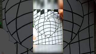 3D drawing Drawing tricks Optical illusion #shorts 3D drawing Drawing tricks Optical illusion #shorts