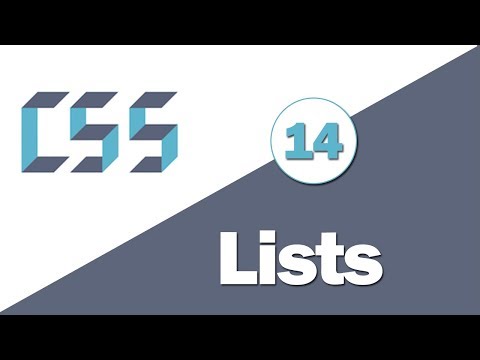 14 - ( CSS Tutorial ) List Properties