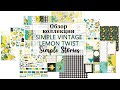 🍋 Обзор коллекции Simple vintage lemon twist от Simple Stories🍋