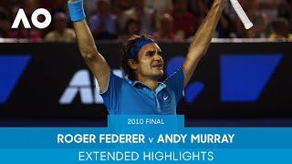 Roger Federer v Andy Murray Extended Highlights | Australian Open 2010