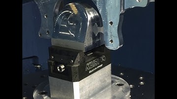 How to hold a large block for 5 axis machining