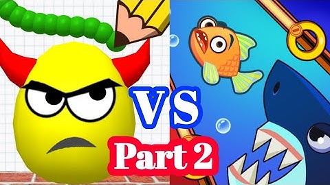 Draw to Smash Logic Puzzle vs Save the Fish - All Levels - Full Gameplay Walkthrough - Part 2