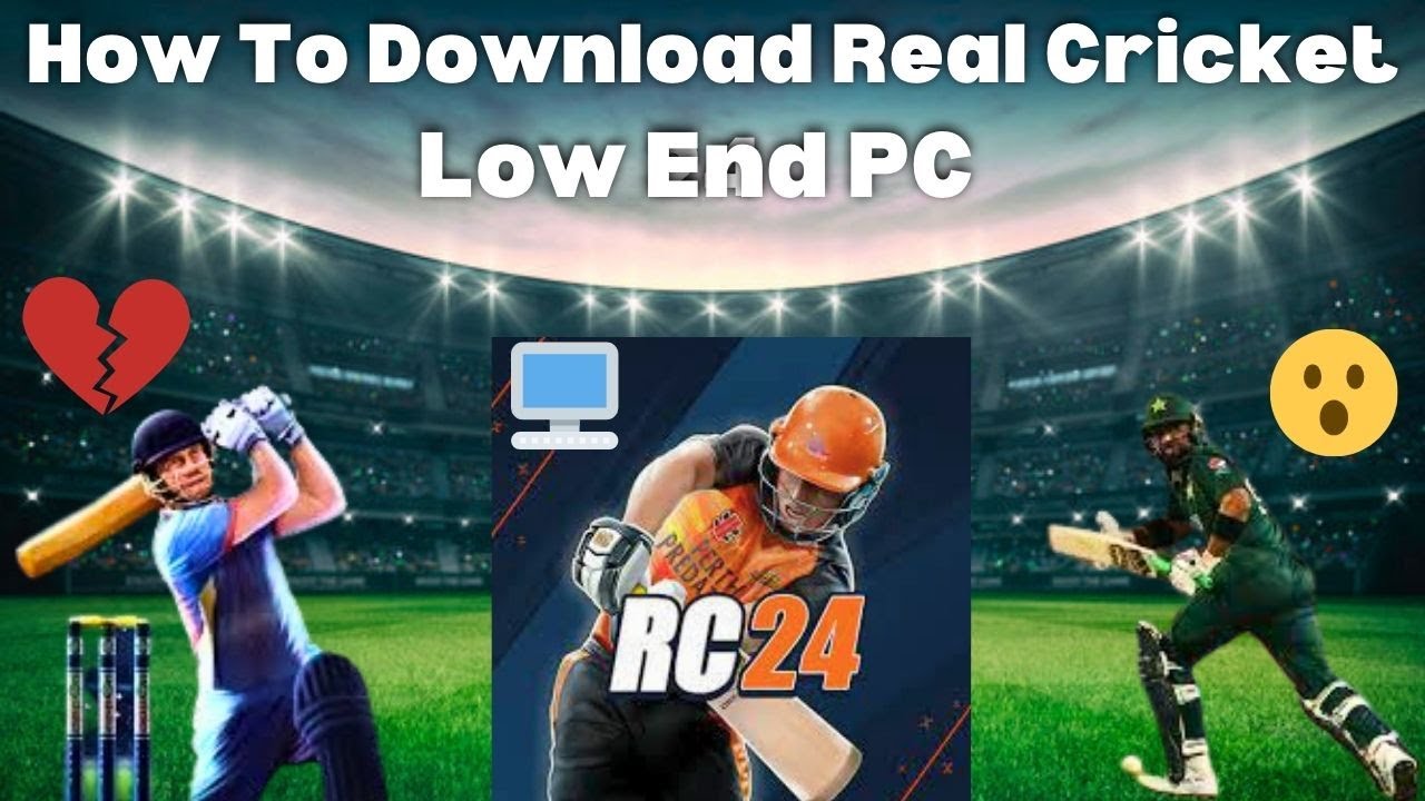 How To Download Real Cricket 24 In Low End Pc And Laptop || All Error ...