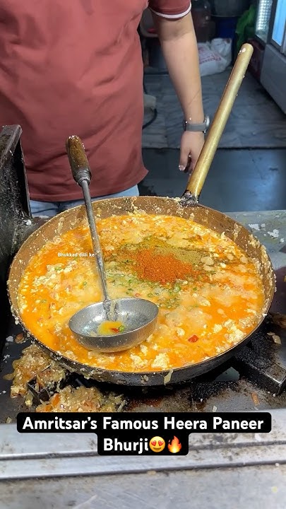 Amritsar s Famous Heera Paneer Bhurji😍🔥 Indian Street Food YouTube Amritsar s Famous Heera Paneer Bhurji😍🔥 Indian Street Food YouTube