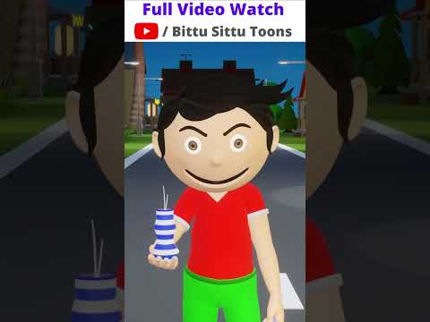 Pagal Bittu Sittu Aur Chirkut | Diwali Ke Patakhe Cartoon | Patakhe Wale Cartoon