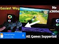 Easy way 2022  how to connect any usb joystick gamepad to pc  play games with usb joystick in pc