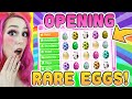 Can i open every egg ever in adopt me rare legendary pets