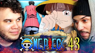 One Piece Episode 43 REACTION | Chris FINALLY Crys !!!