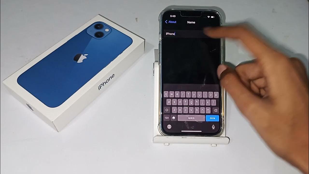 how-to-change-device-name-in-iphone-13-youtube