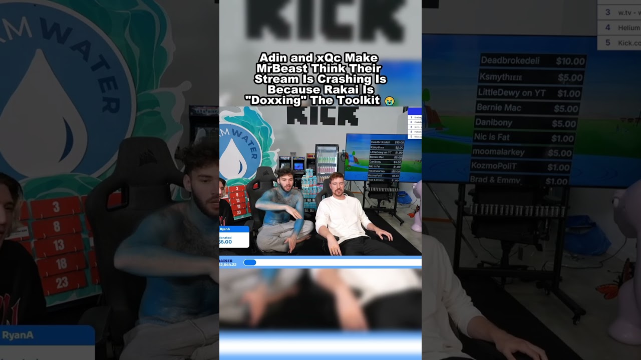 MrBeast Thought Rakai Was "Doxxing" His Stream 💀 🟩kick.com/AdinRoss🟩 