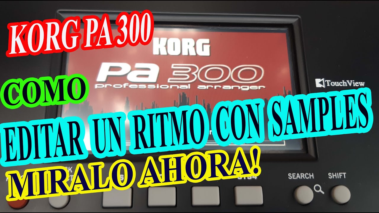 korg pa 300 (tutorial) mejorar un ritmo