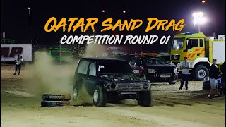 Qatar Sand Drag Competition Round-01 | Sealine Beach Qatar