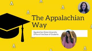 App State Orientation The Appalachian Way