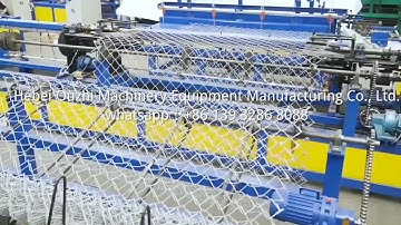 China Manufacture Supply Chain Link Fence Weaving Machine Wire Fence Mesh Making Machine