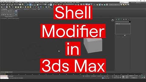 Shell Modifer in 3ds Max