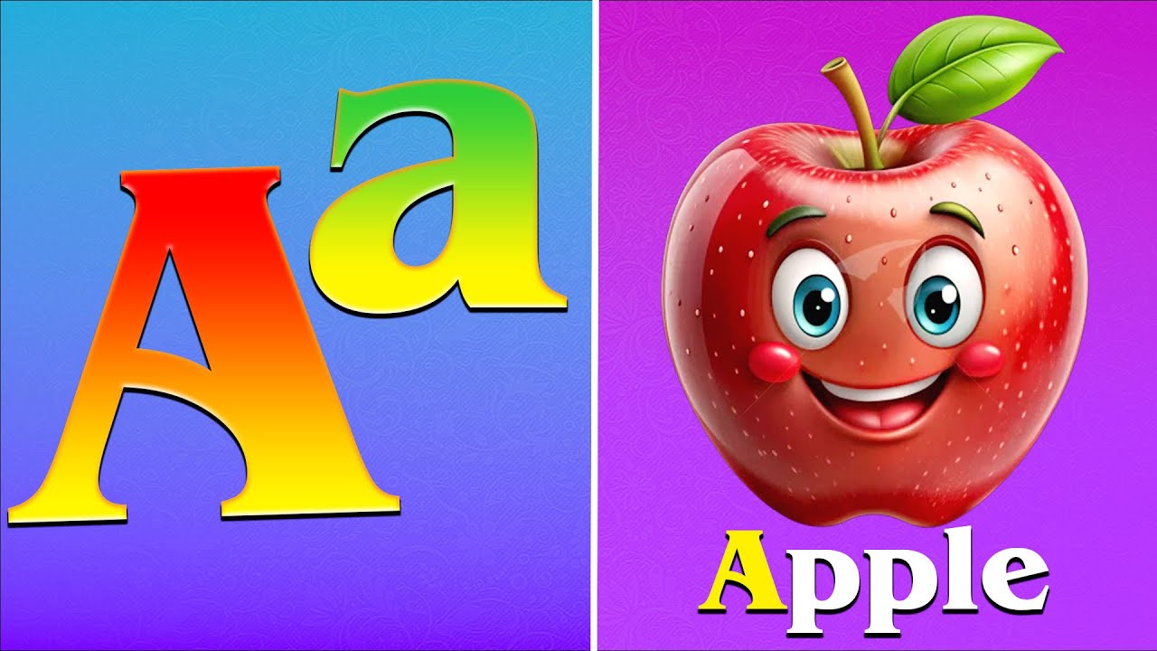 Phonics Song with TWO Words - A For Apple - ABC Alphabet Songs with ...