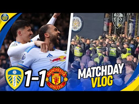 LEEDS 1-1 MAN UNITED! 🔥 MATCHDAY VLOG