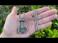 Thors Hammer Pendant Necklace Popular design Viking Necklace Supplier From China