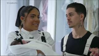 Ana Hickmann visita casa de Tays Reis e Biel e conhece a filha do casal